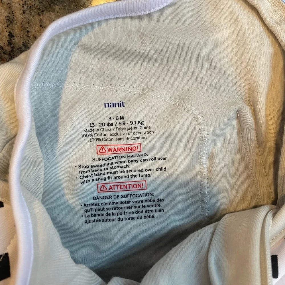 Nanit Light Sage Baby Sleep Sack with Geo Hood